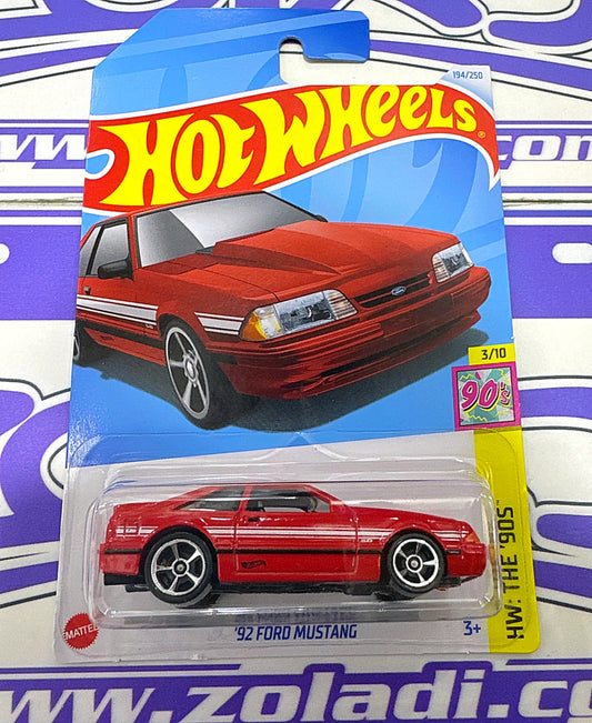 ford mustang hotwheels básico 90s zoladi