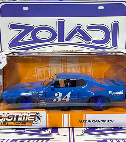 35218 PLYMOUTH GTX 1972 1/24 JADA