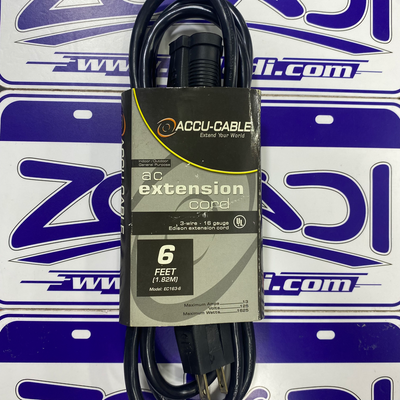 EXTENSION ELECTRICA DE CORRIENTE DE 1.82m CALIBRE 16