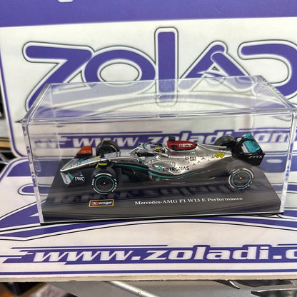 W13 LEWIS H #44 Mercedes (ACRILICO CON CASCO)