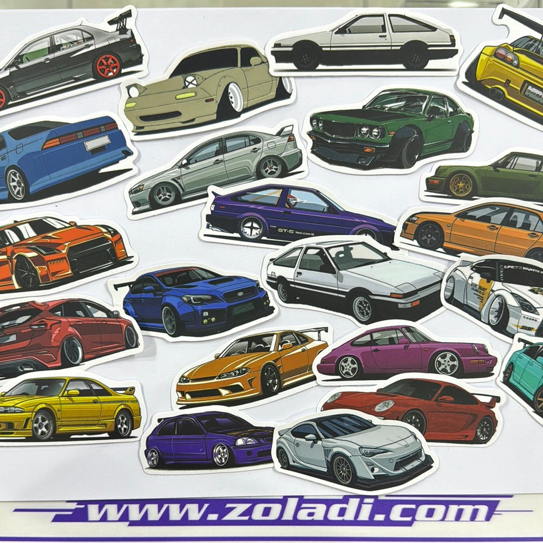 STICKERS DE CARROS PRECIO UNITARIO – Zoladi