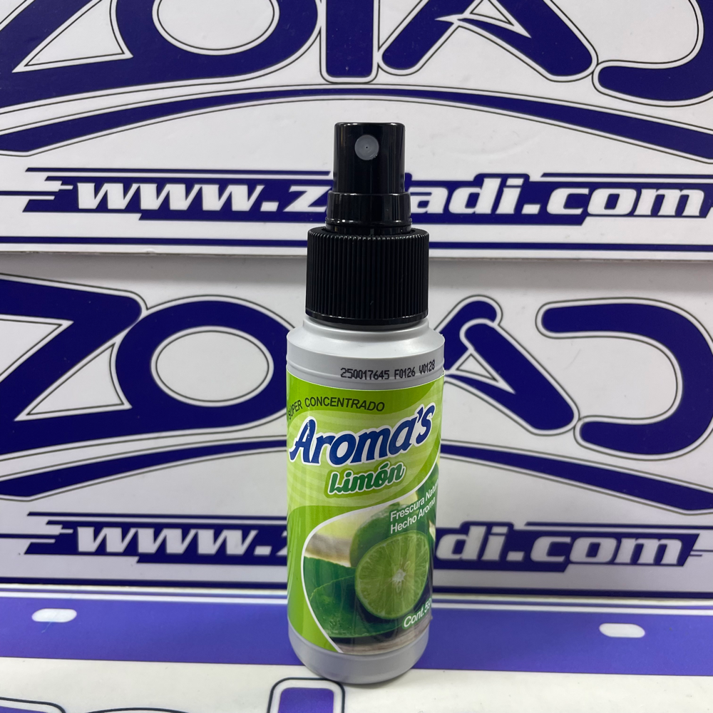 AROMATIZADOR PARA AUTO EN SPRAY 59ml FRAGANCIA A LIMON