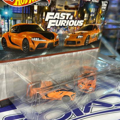 HKF54 PACK DE TOYOTA SUPRA FAST AND FURIOUS  ( EMPAQUE DAÑADO)