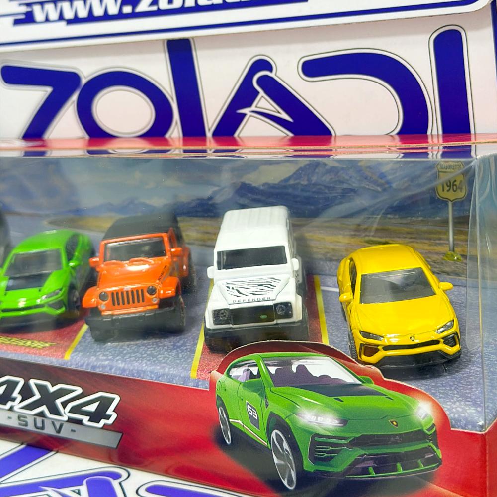 T0819 SET MAJORETTE 4X4