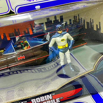 33737 CLASSIC TV SERIES BATMAN ,ROBIN , THE PENGUIN , THE JOKER Y BATMOBILE