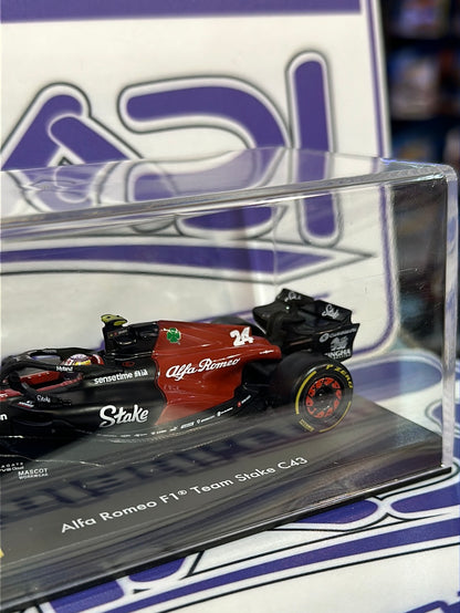 2023 F1 C43 #24 Zhou Guanyu W/Helmet