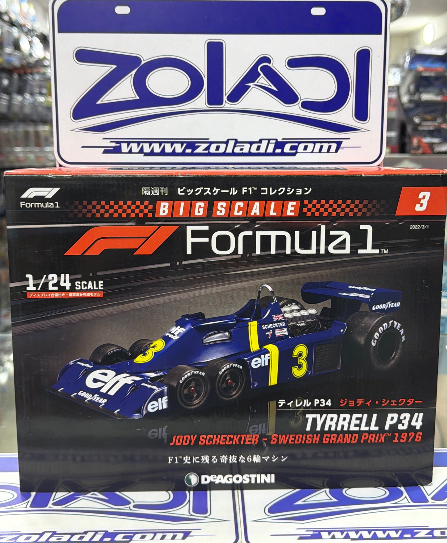 04082 TYRRELL P34 JODY SCHECKTER F1