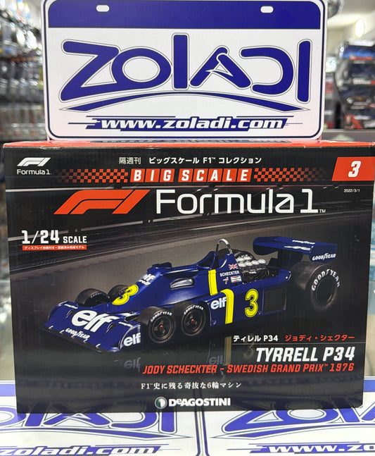 04082 TYRRELL P34 JODY SCHECKTER F1