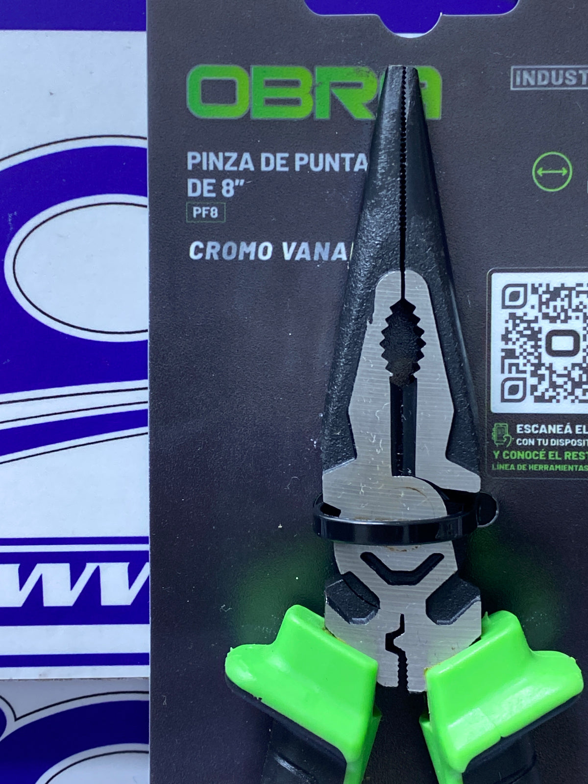 PINZA DE PUNTA FINA 8"