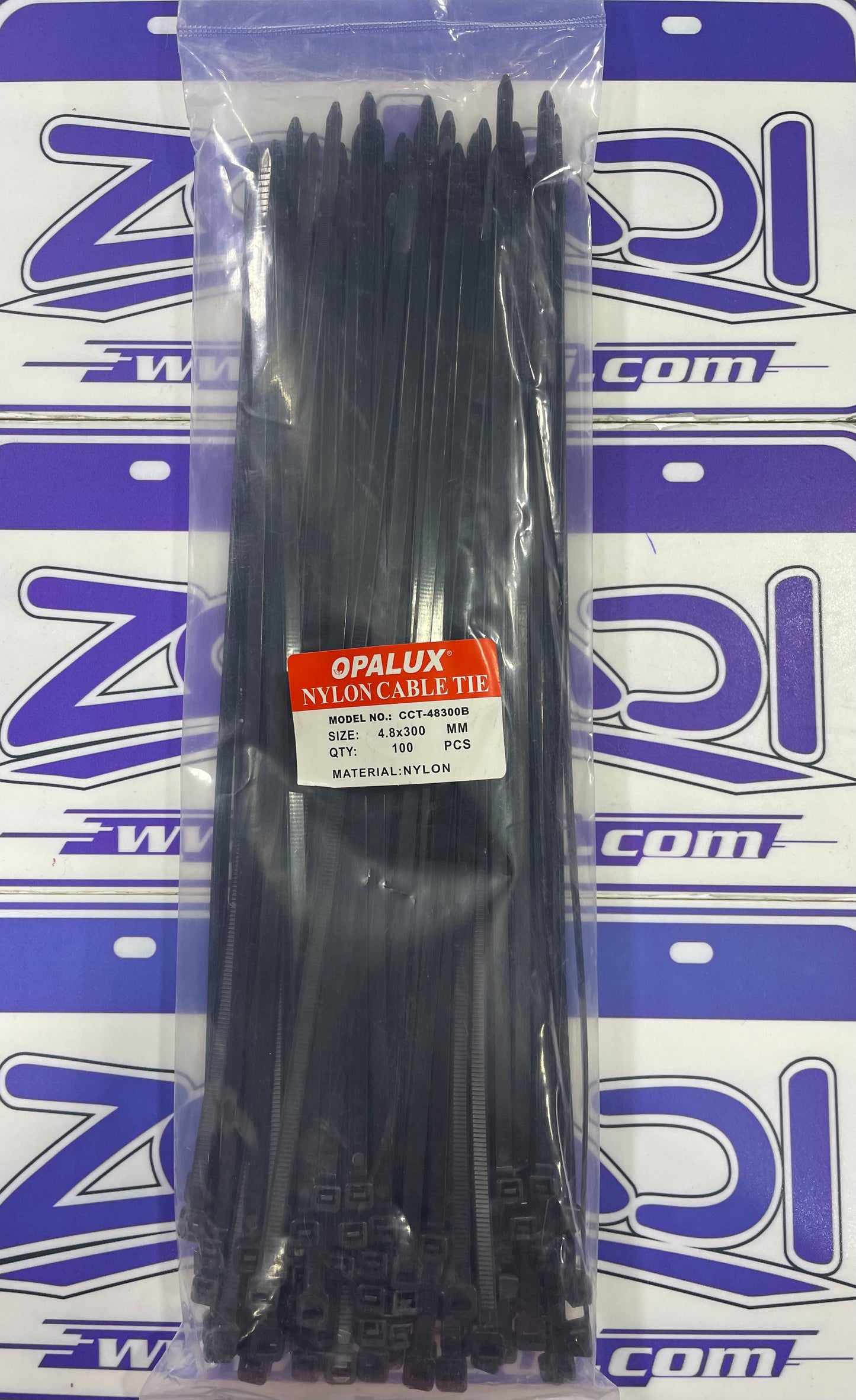 CINTILLO NYLON 4.8X 30CM 100 PCS