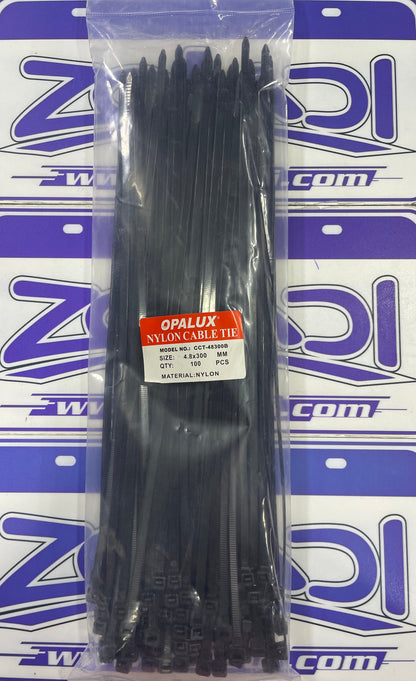 CINTILLO NYLON 4.8X 30CM 100 PCS