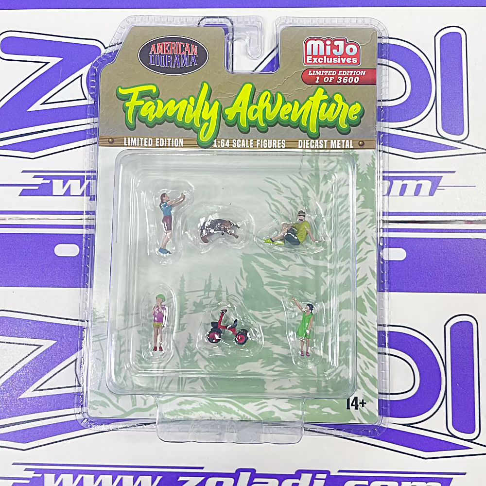 AD76513MJ FAMILY ADVENTURE DIORAMA