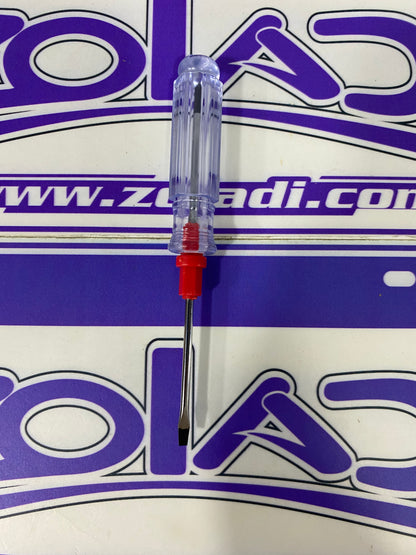 DESTORNILLADOR DESARMADOR 2 PUNTAS TRANSPARENTE DELGADO