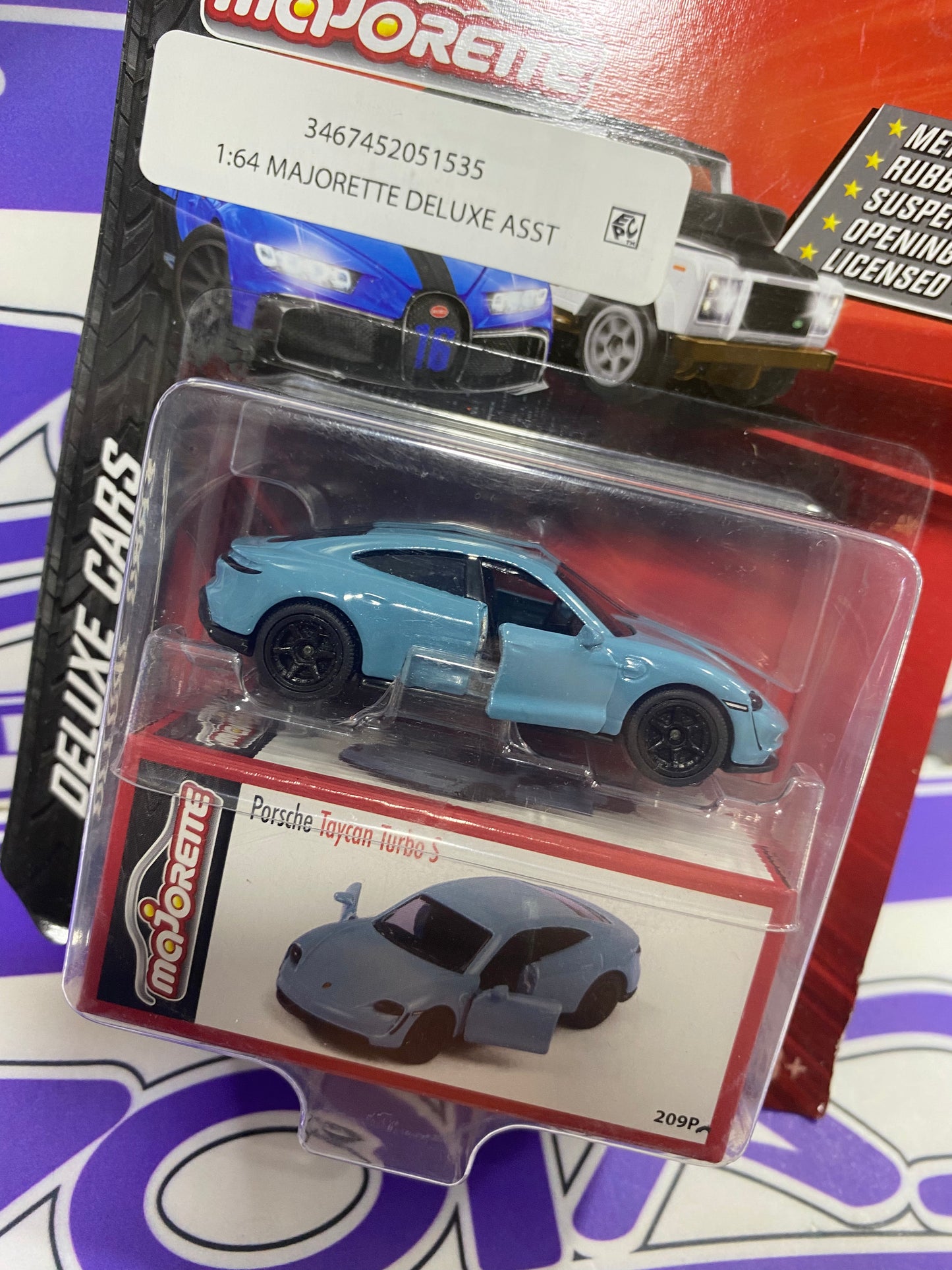 PORSCHE TAYCAN TURBO S MAJORETTE