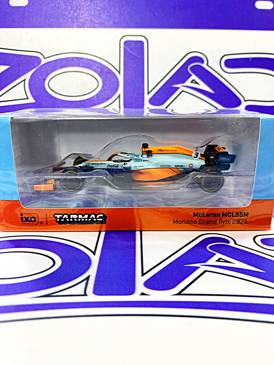 TARMAC RICCIARDO MCLAREN MCL35 MÓNACO GRAND PRIX 2021