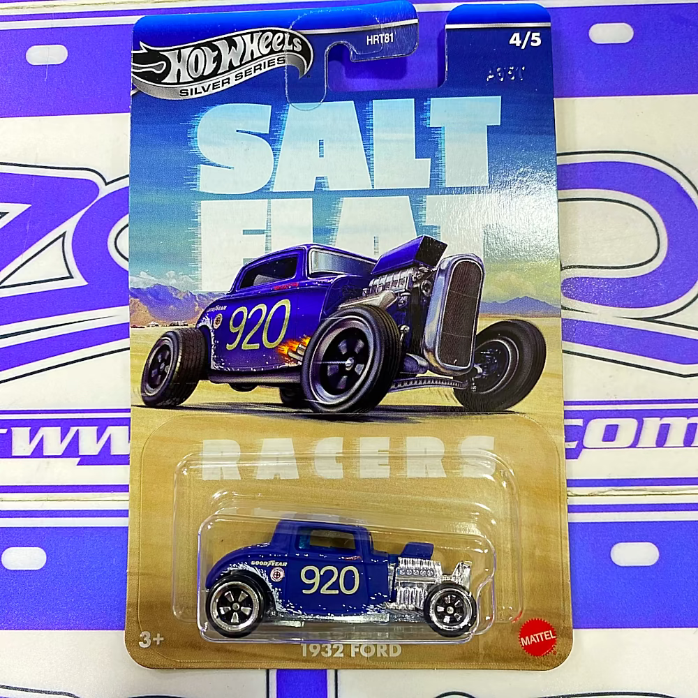 ford 32 hotwheels silver series especial salt flat racers