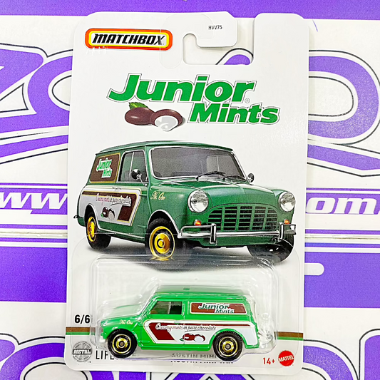 Austin mini van, mini cooper morris, matchbox