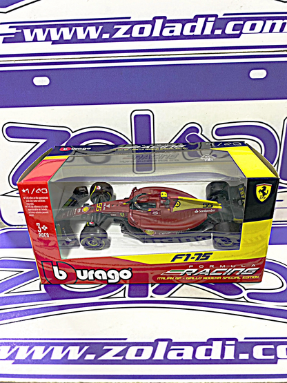 36832 CARLOS SAINZ F1-75 ITALIAN GP #55 FERRARI (SIN ACRILICO SIN CASCO)
