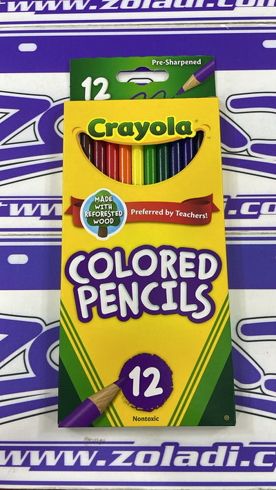 PACK DE LAPICES DE COLORES 12 UNIDADES