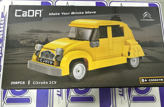 298PCS CITROEN 2CV MAKE YOUR BRICKS MOVE