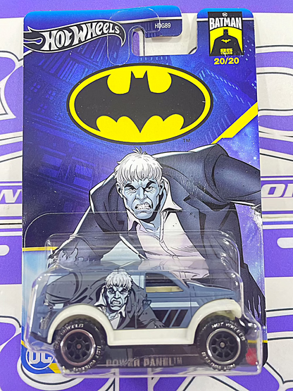 batman power panel hotwheels silver series