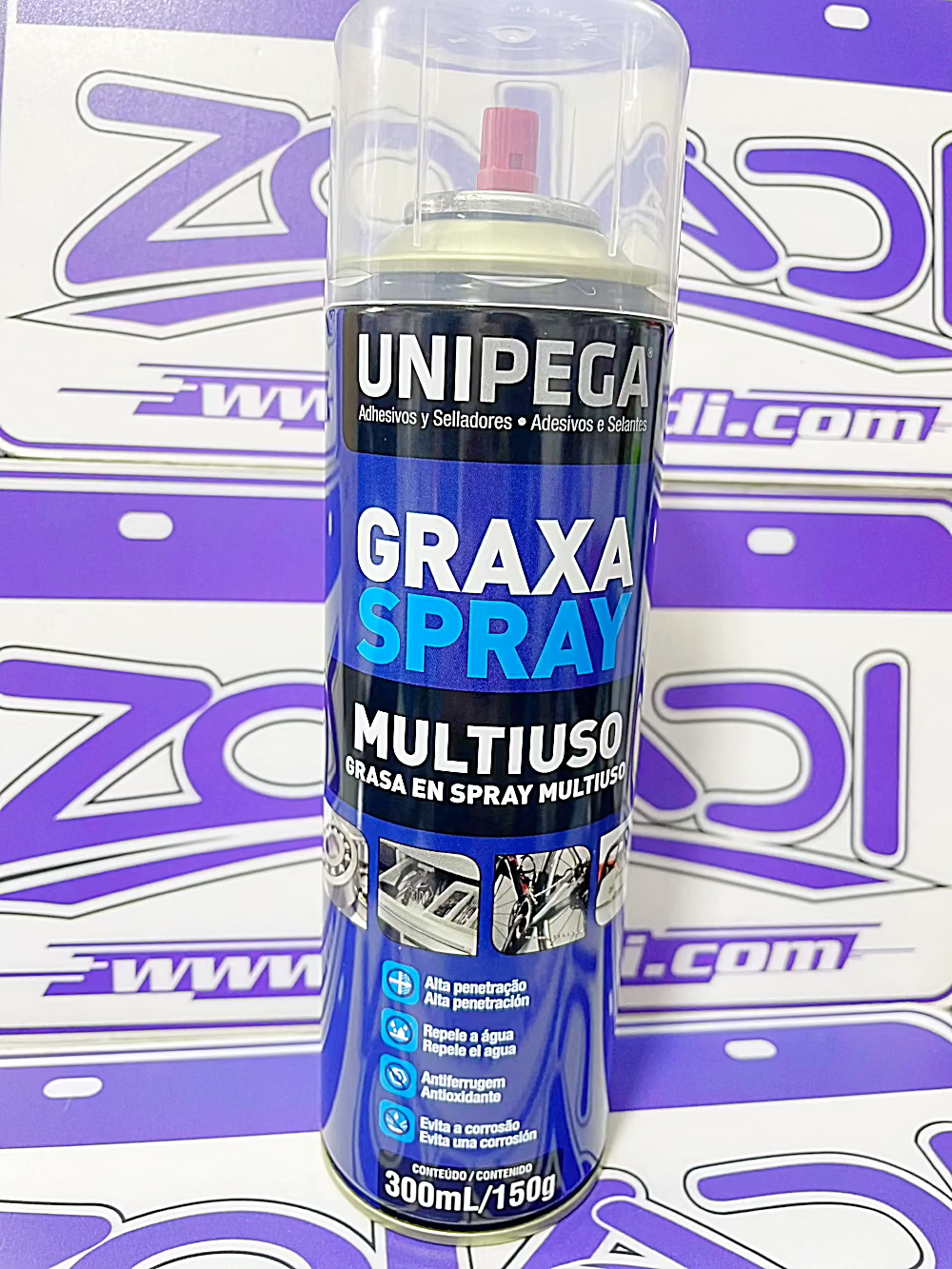 grasa en spray ideal para lubricar ferreteria zoladi