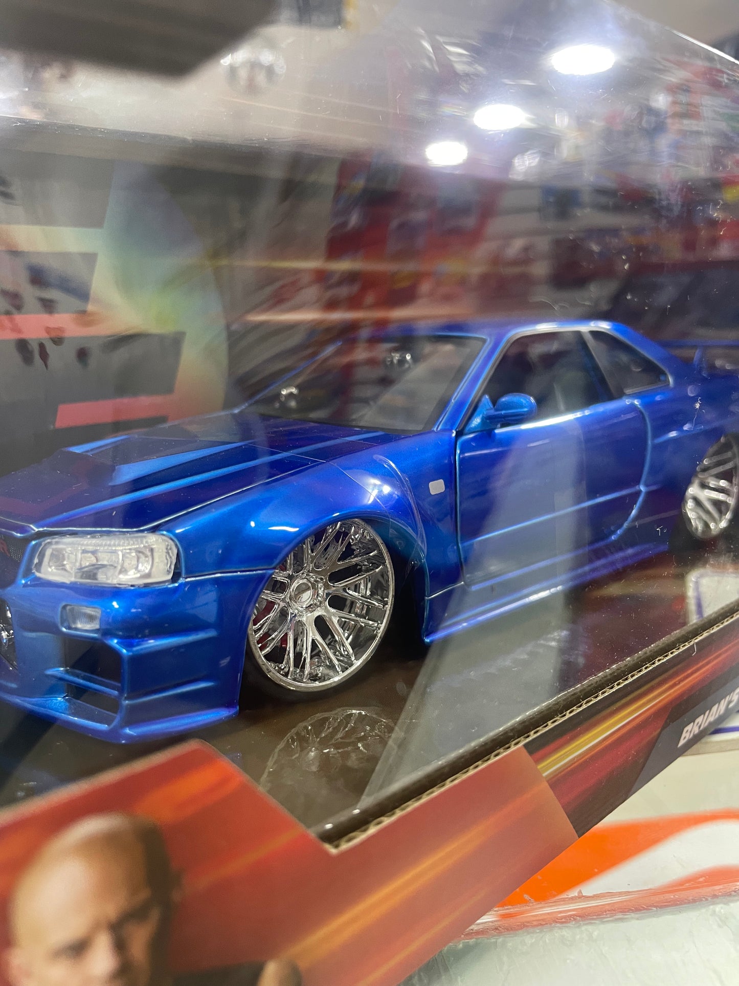 97173 NISSAN SKYLINE GTR34 R34 BRIANS FAST & FURIOUS  1/24