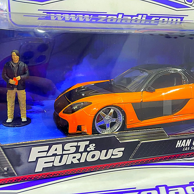 33174 HAN MAZDA RX7 FAST&FURIOUS 1/24