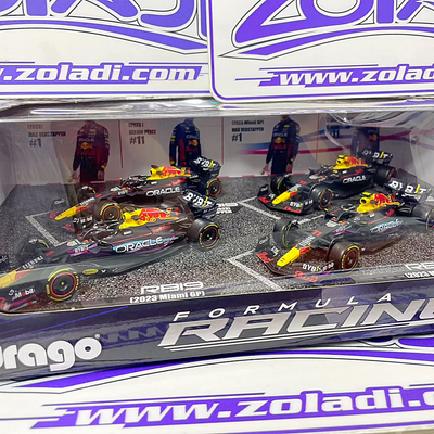 1/43 PACK FORMULA 1 RED BULL MAX VERSTAPPEN Y SERGIO PÉREZ