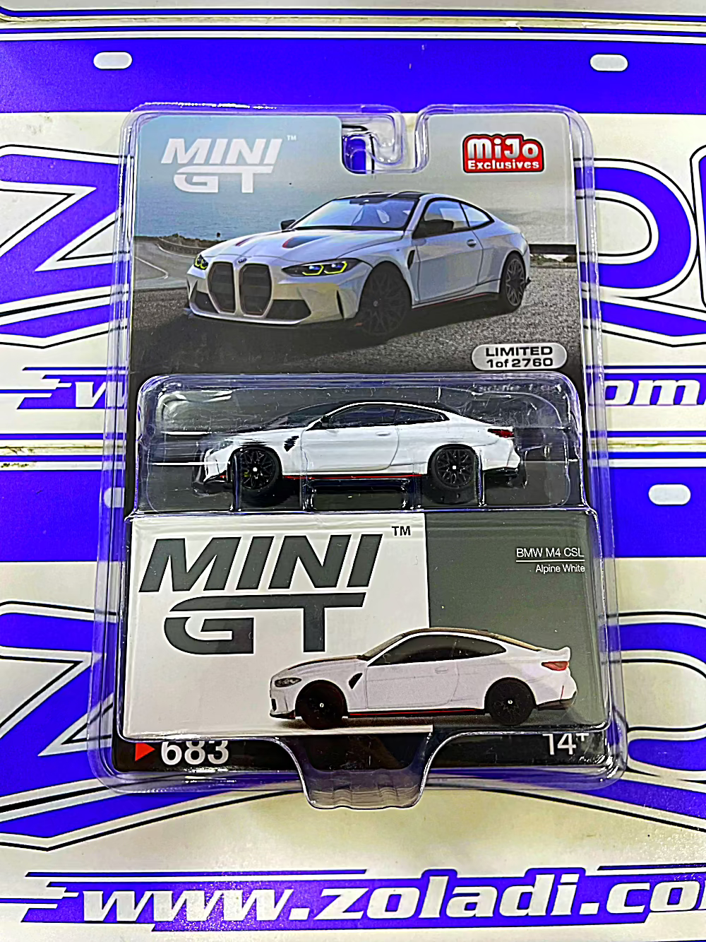 683 BMW M4 CSL MINIGT