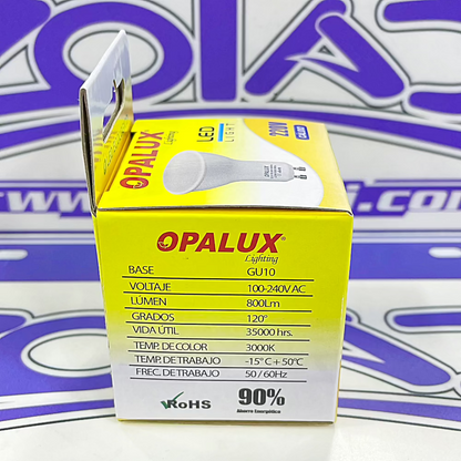 FOCO DICROICO LED 9W LUZ CALIDA