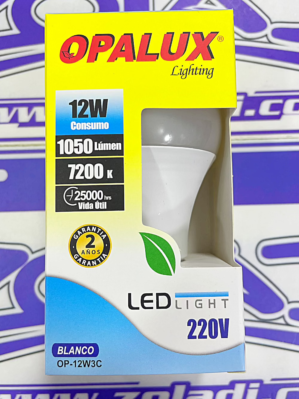 FOCO LED 12W LUZ BLANCA