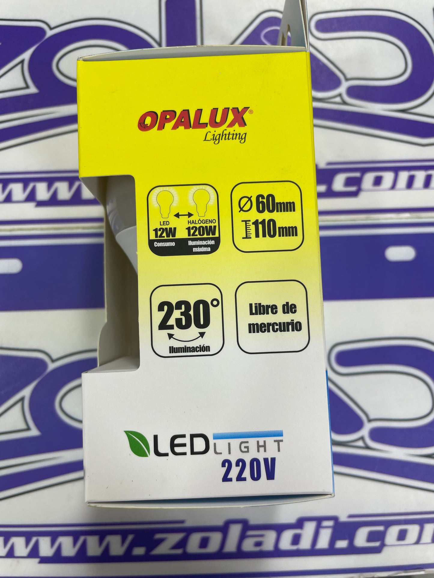 FOCO LED 12W LUZ BLANCA