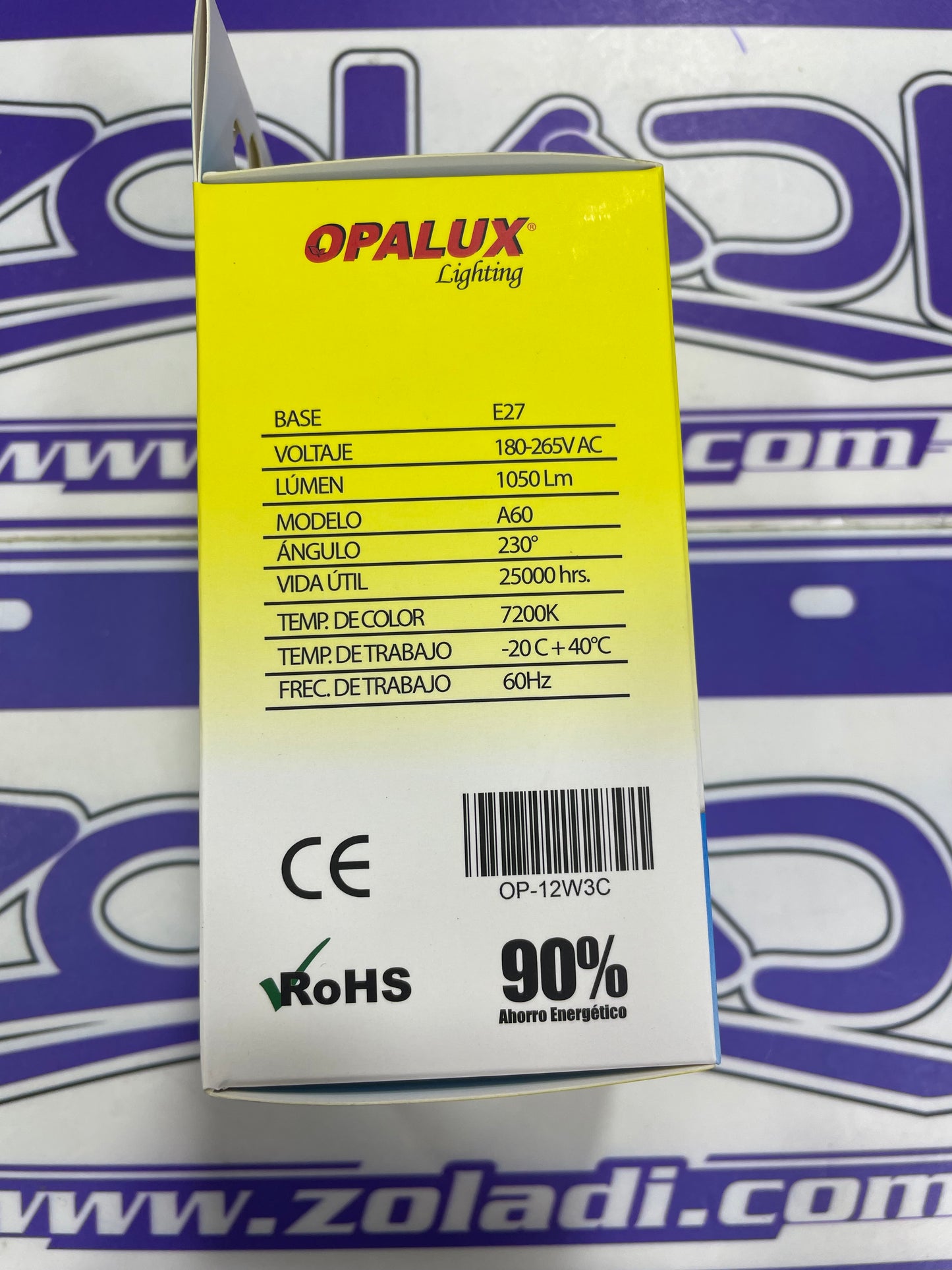 FOCO LED 12W LUZ BLANCA