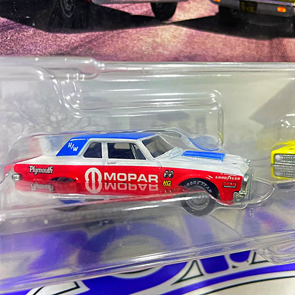 HKF56 PACK 2 ‘63 PLYMOUTH BELVEDERE 426 WEDGE - 65’ DODGE CORONET