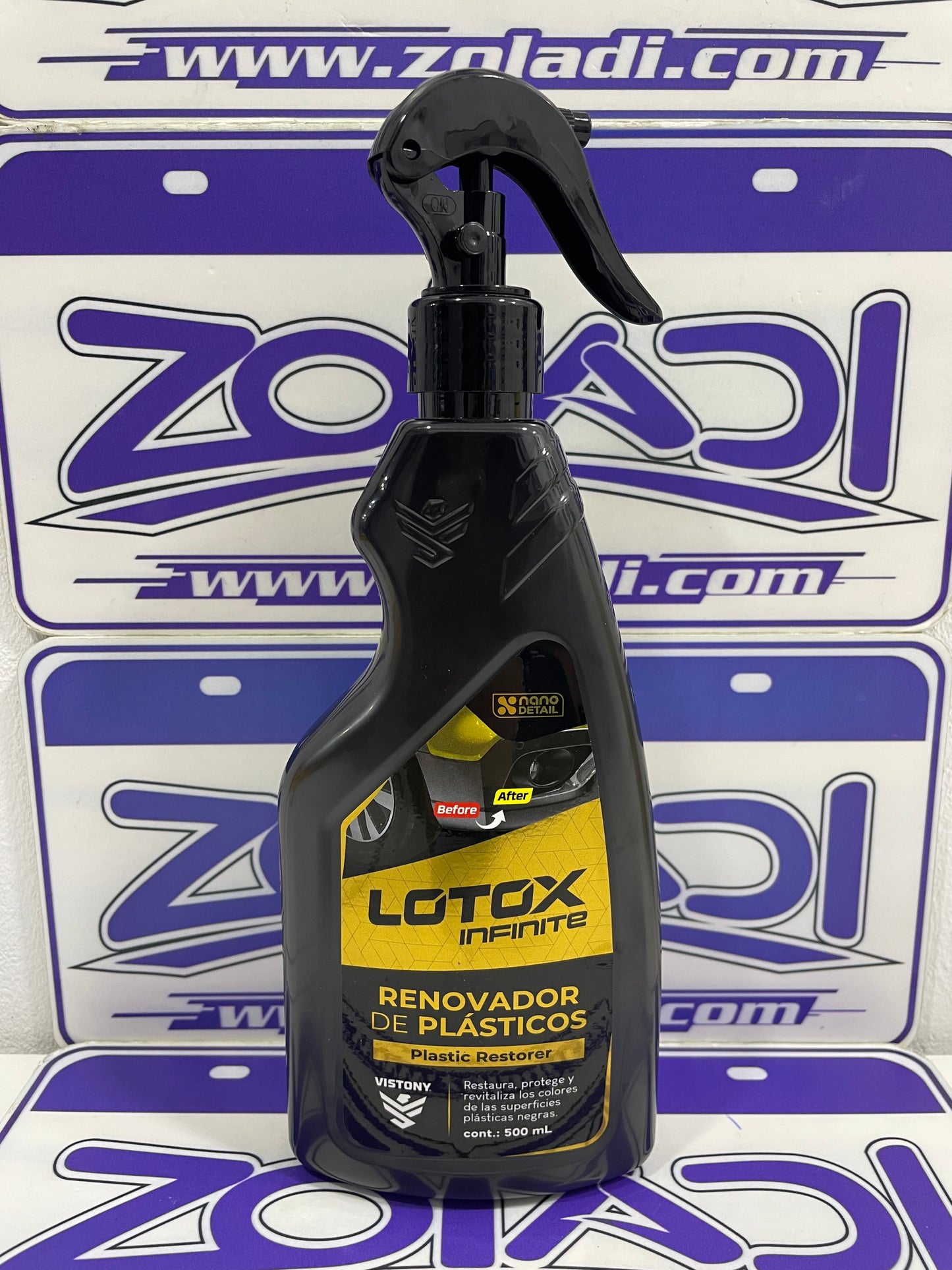 RENOVADOR DE PLÁSTICO LOTOX 500ML