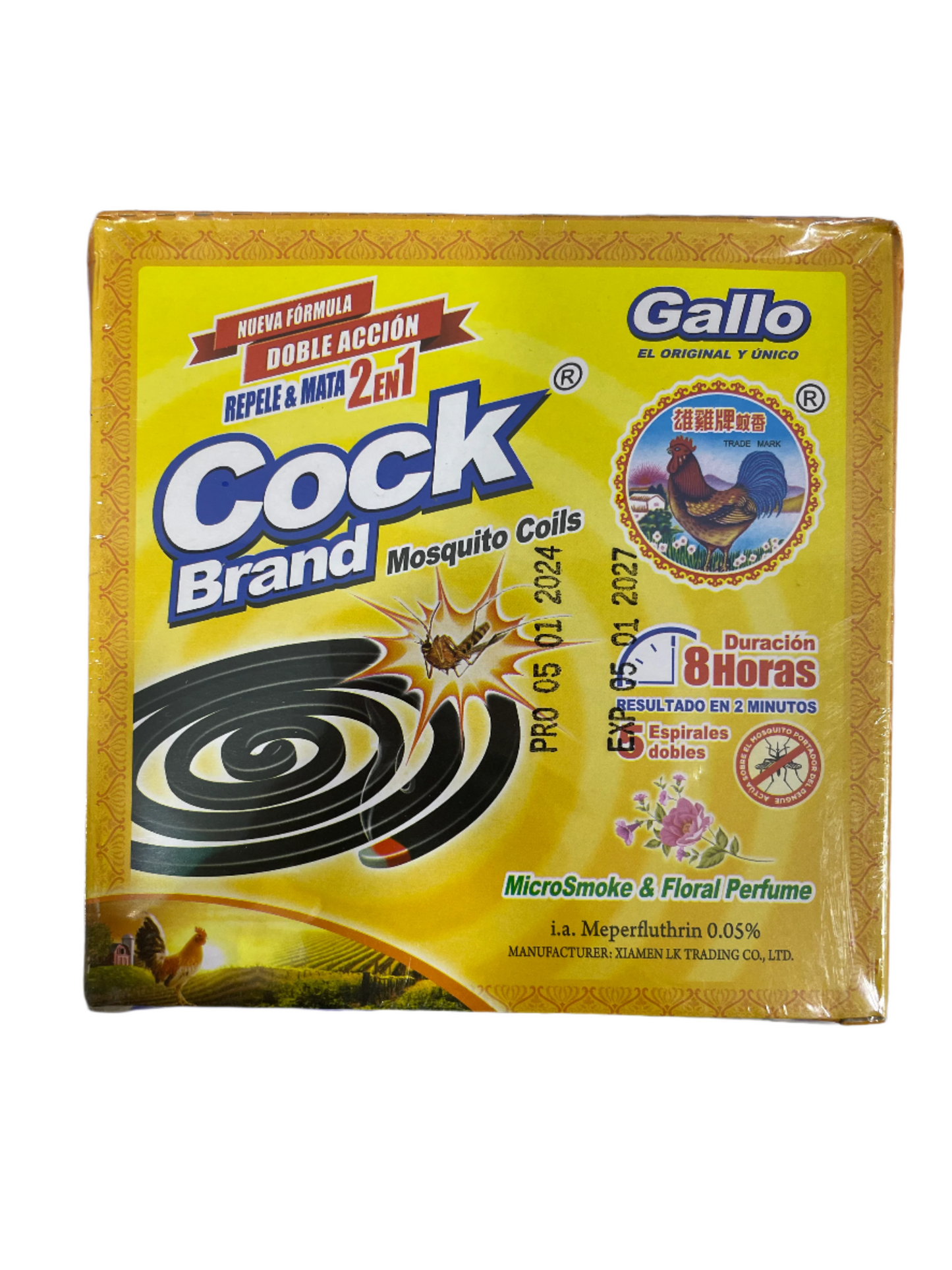 REPELENTE EN ESPIRAL PARA/ZANCUDOS/MOSQUITOS