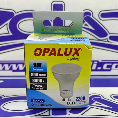 FOCO LED DICROICO LUZ BLANCA - 9W GU10