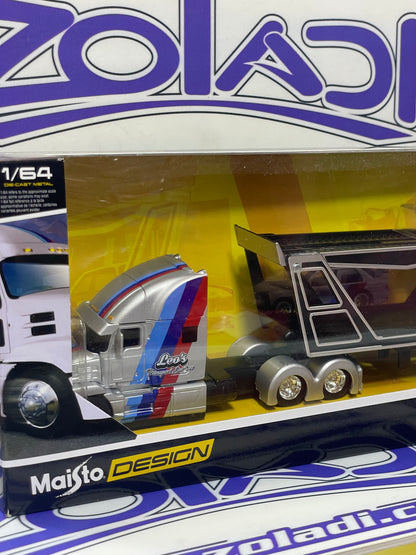 12447 MACK ANTHEM 1988 BMW 3 SERIES M3 TRANSPORTERS MAISTO