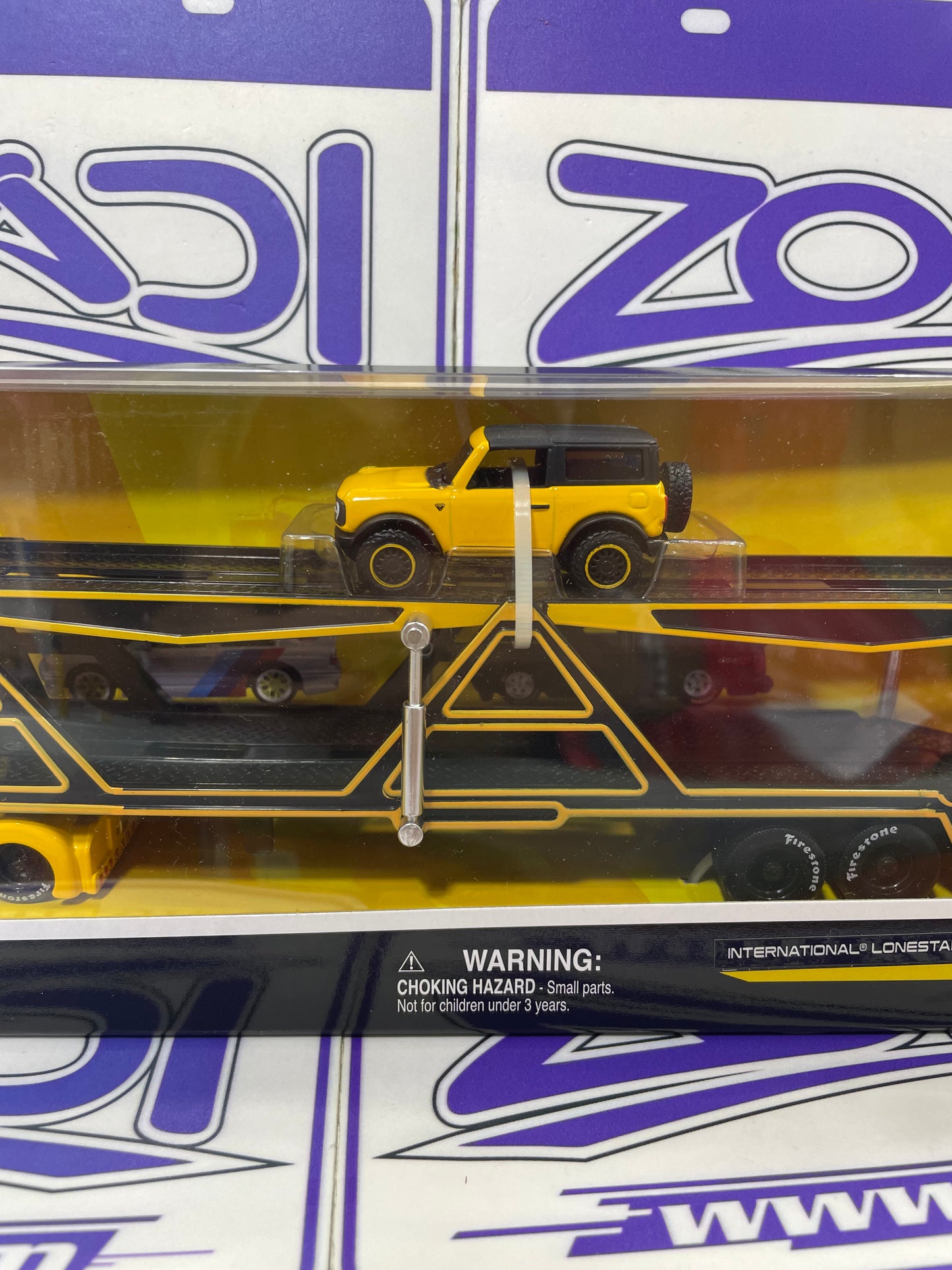 12443 INTERNATIONAL LONESTAR 2021 FORD BRONCO BADLANDS TRANSPORTERS MAISTO