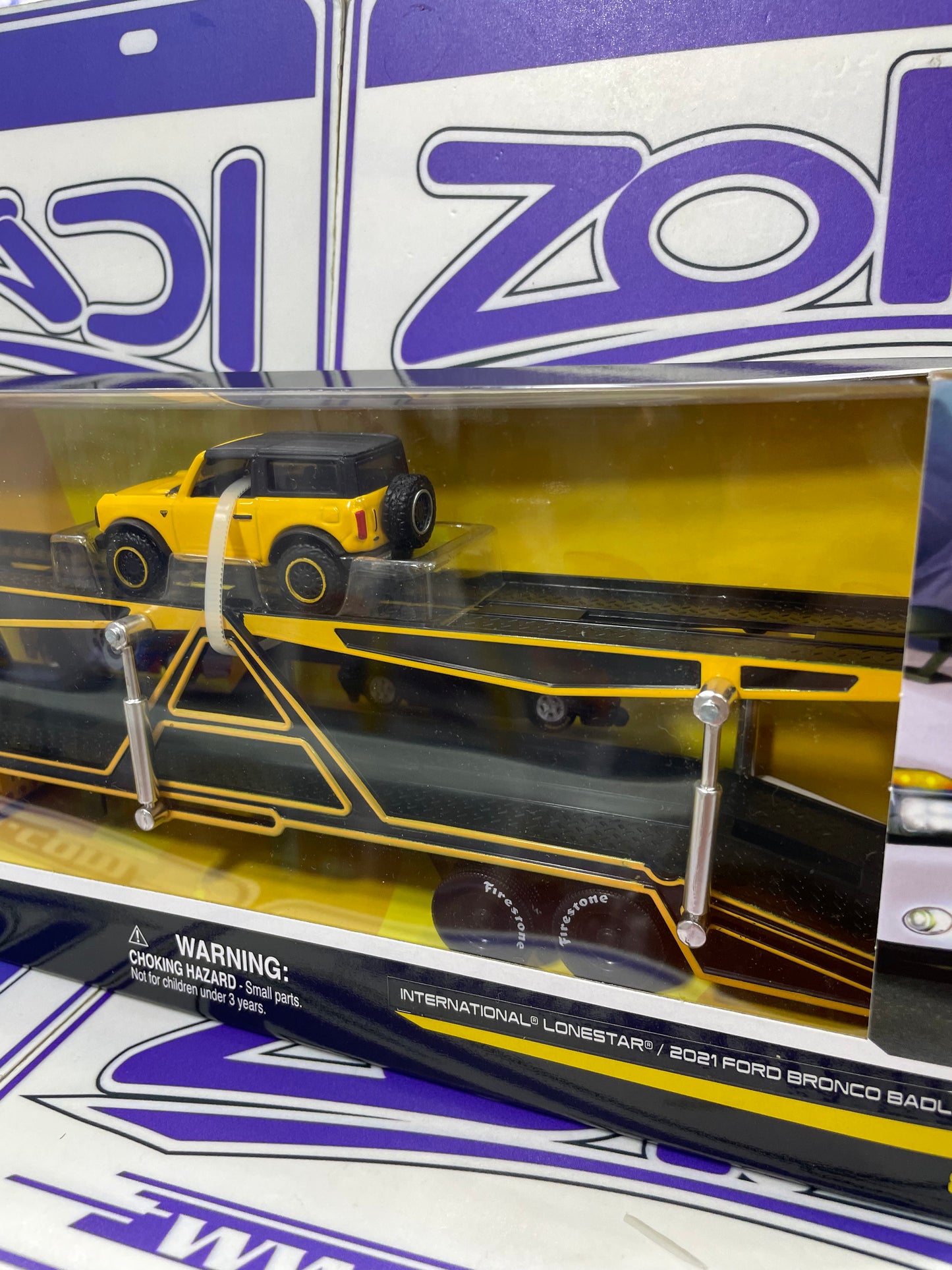 12443 INTERNATIONAL LONESTAR 2021 FORD BRONCO BADLANDS TRANSPORTERS MAISTO