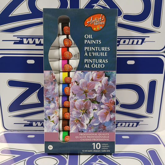 Pinturas al Óleo 10 Colores