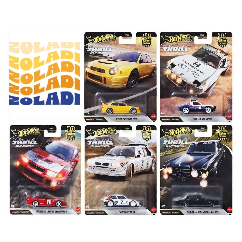 PROMOSET THRILL CLIMBERS HOTWHEELS PREMIUM