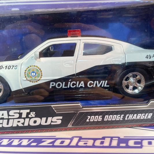 Fast&Furious 1/24 2006 Dodge Charger Police