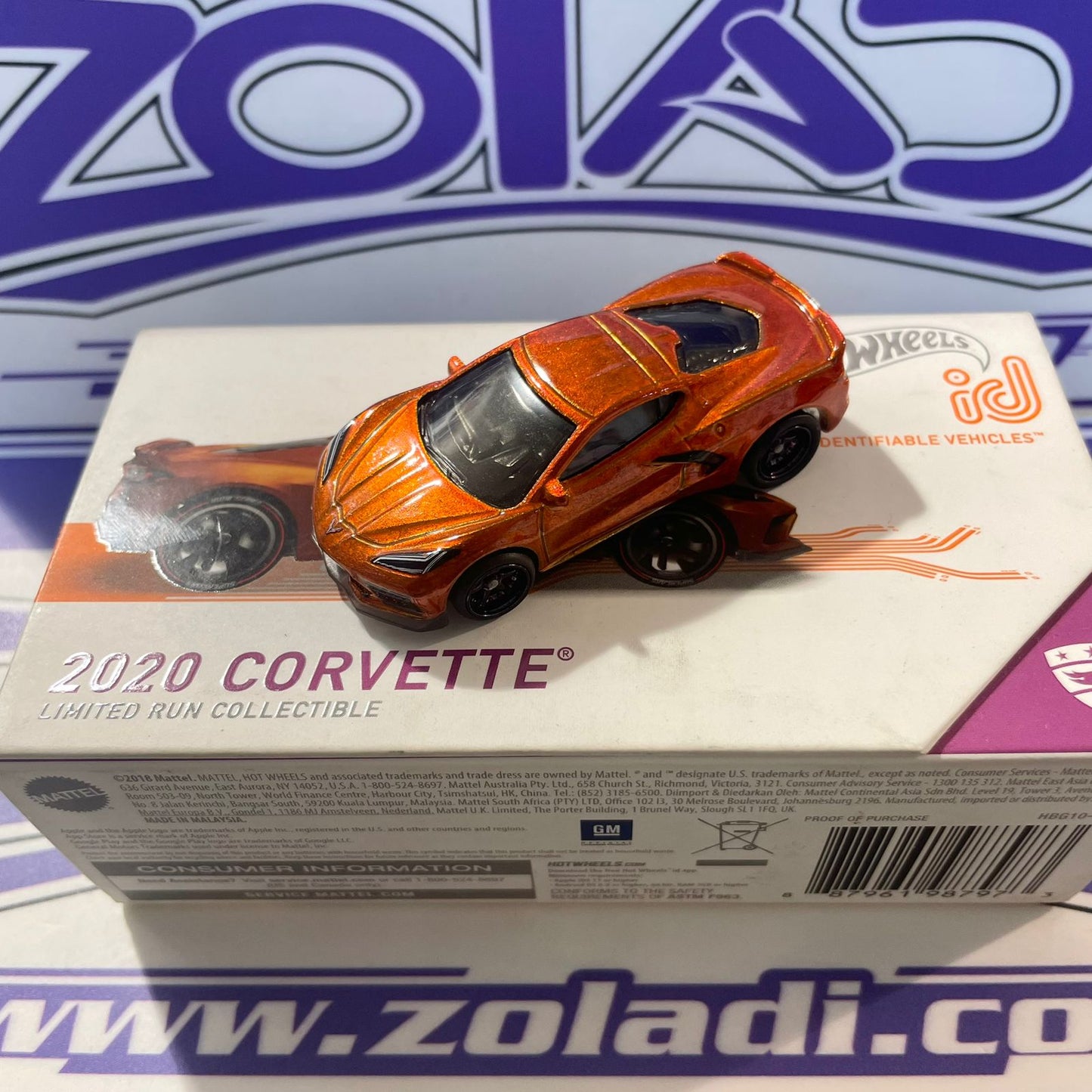 HBG10 2020 Corvette Hotwheels ID