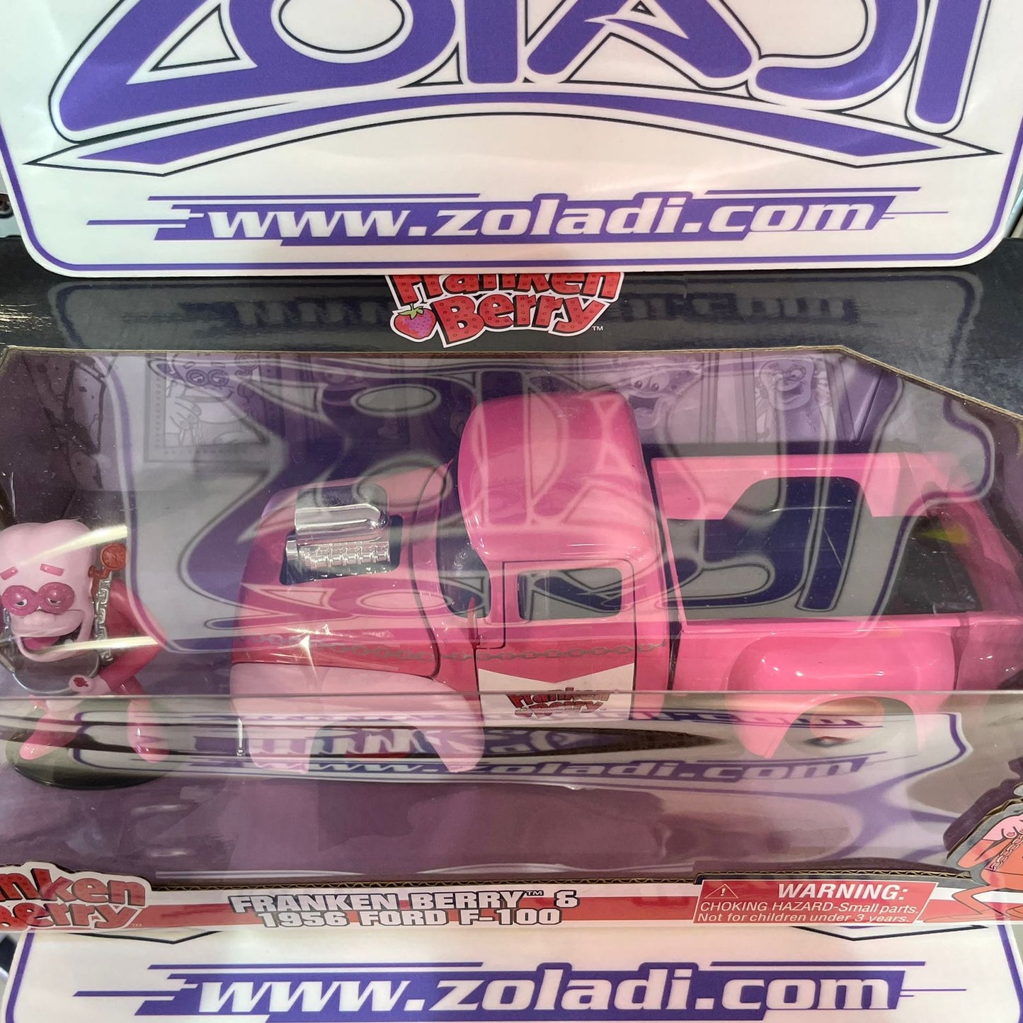 32025 1956 FORD F-100 FRANKEN BERRY 1/24