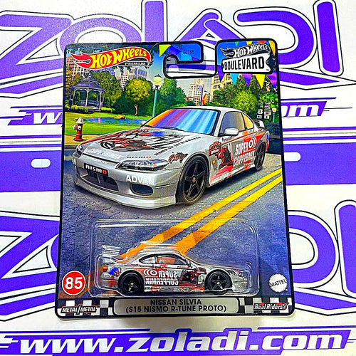 NISSAN SILVIA S15 NISMO R-TUNE PROTO - Hot Wheels Premium - Zoladi Perú