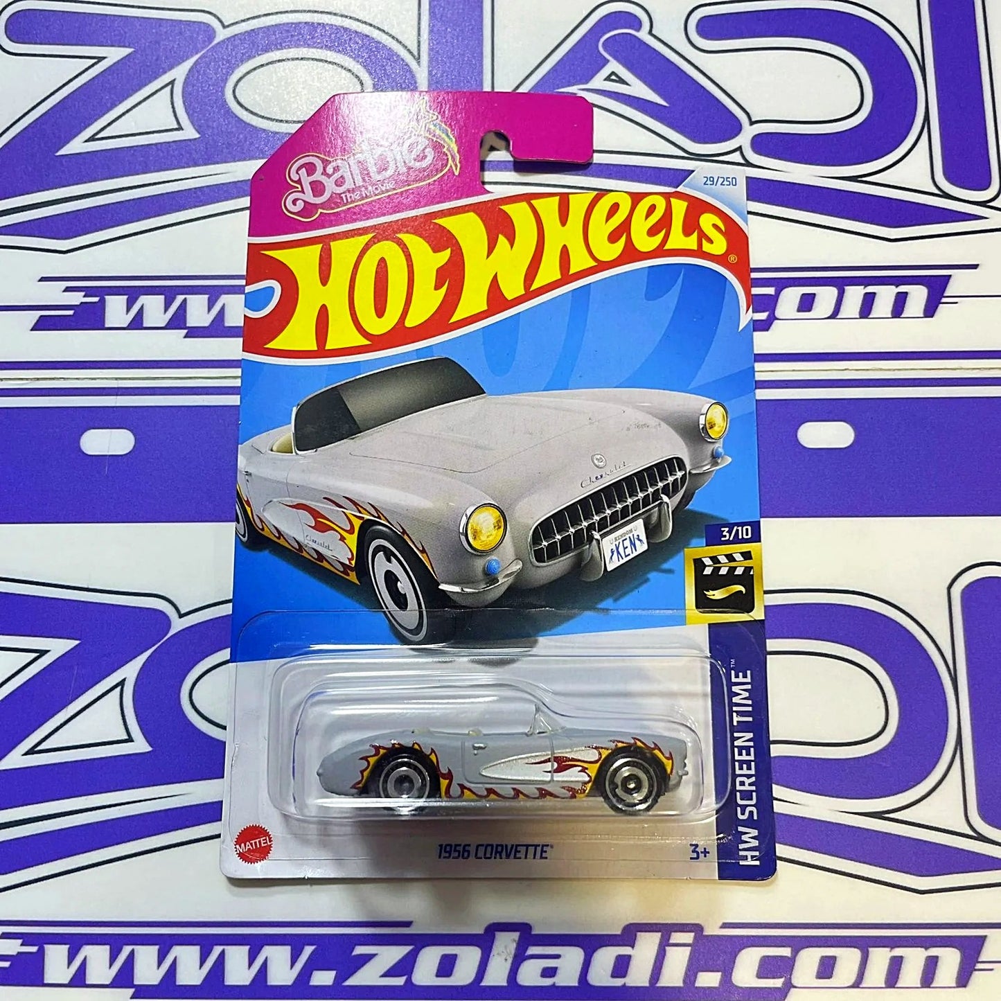 Hotwheels HTB37 Ken, corvette barbie