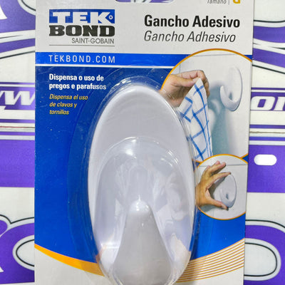 GANCHO ADESIVO AMBAR GRANDE TEKBOND