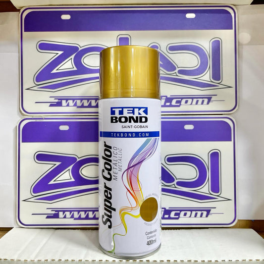 Dorado Metalico pintura en spray aerosol grafitti zoladi tekbond